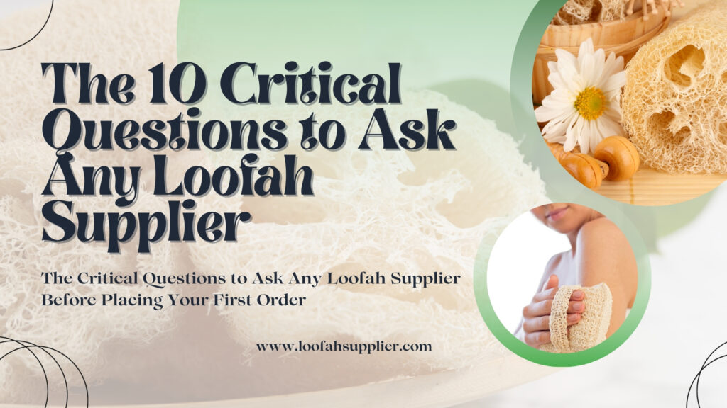 Loofah Supplier Questions Checklist 2026 Guide Loofahsupplier